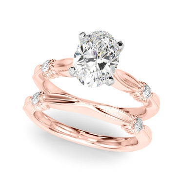 Contemporary Engagement Ring – Lab Diamond Engagement Ring in 18K Gold | Just Brilliant – view 63