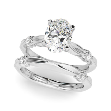Contemporary Engagement Ring – Lab Diamond Engagement Ring in 18K Gold | Just Brilliant – view 15