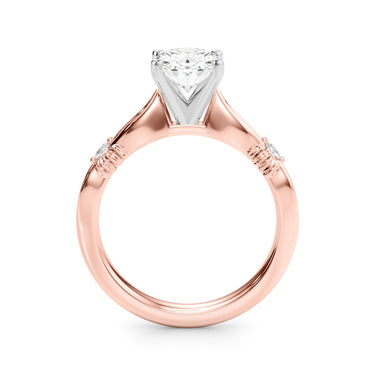 Contemporary Engagement Ring – Lab Diamond Engagement Ring in 18K Gold | Just Brilliant – view 57