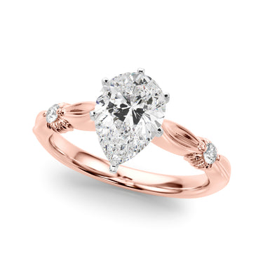 Contemporary Engagement Ring – Lab Diamond Engagement Ring in 18K Gold | Just Brilliant – view 52