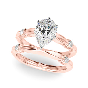 Contemporary Engagement Ring – Lab Diamond Engagement Ring in 18K Gold | Just Brilliant – view 64