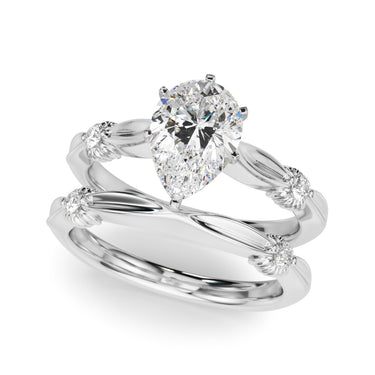 Contemporary Engagement Ring – Lab Diamond Engagement Ring in 18K Gold | Just Brilliant – view 16
