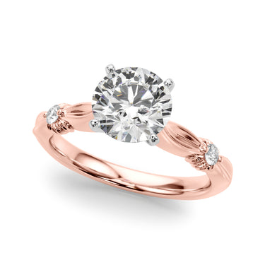 Contemporary Engagement Ring – Lab Diamond Engagement Ring in 18K Gold | Just Brilliant – view 53
