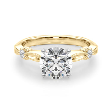 Contemporary Engagement Ring – Lab Diamond Engagement Ring in 18K Gold | Just Brilliant – view 47