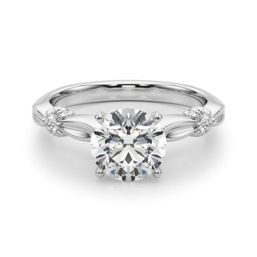 Contemporary Engagement Ring – Lab Diamond Engagement Ring in 18K Gold | Just Brilliant – view 23