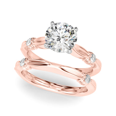 Contemporary Engagement Ring – Lab Diamond Engagement Ring in 18K Gold | Just Brilliant – view 65
