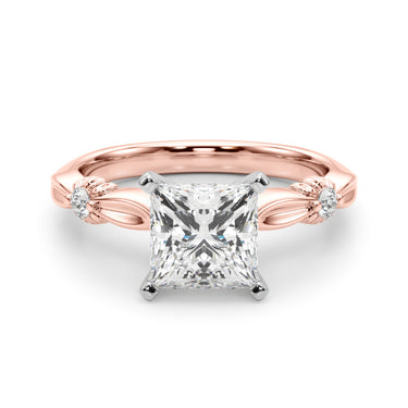 Contemporary Engagement Ring – Lab Diamond Engagement Ring in 18K Gold | Just Brilliant – view 72