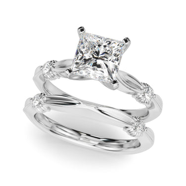 Contemporary Engagement Ring – Lab Diamond Engagement Ring in 18K Gold | Just Brilliant – view 18