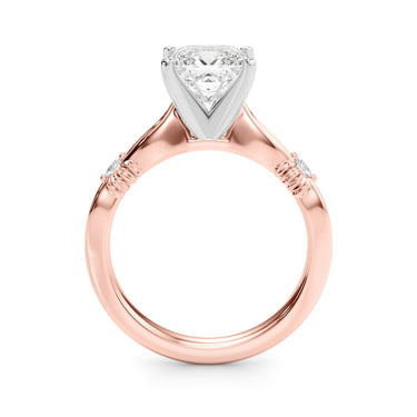 Contemporary Engagement Ring – Lab Diamond Engagement Ring in 18K Gold | Just Brilliant – view 60
