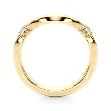 Infinity Wedding Band – Lab Diamond Wedding Band in 18K Gold | Just Brilliant – lifestyle view