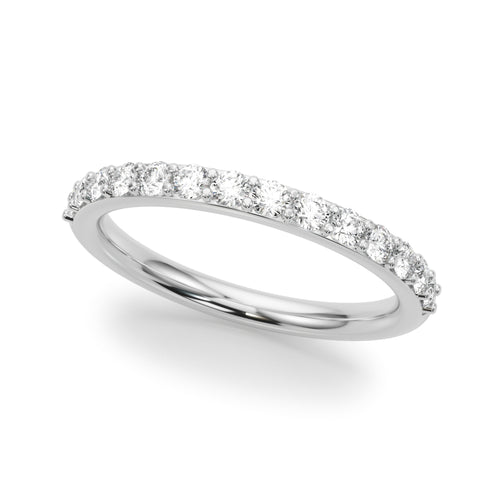 Straight Diamond Wedding Band
