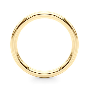 Plain Wedding Band – Lab Diamond Wedding Band in 18K Gold | Just Brilliant – lifestyle view