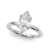 Solitaire Marquise Engagement Ring – Marquise Lab Diamond Engagement Ring in 18K Gold | Just Brilliant