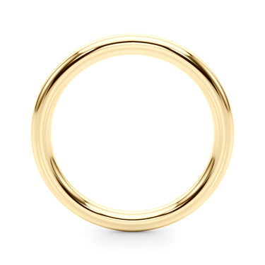 Plain Wedding Band – Lab Diamond Wedding Band in 18K Gold | Just Brilliant – lifestyle view