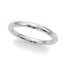Plain Wedding Band – Radiant Lab Diamond Wedding Band in 18K Gold | Just Brilliant