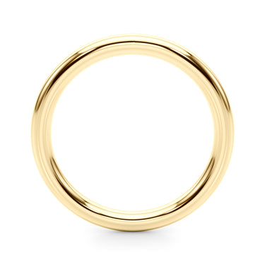 Plain Wedding Band – Lab Diamond Wedding Band in 18K Gold | Just Brilliant – lifestyle view
