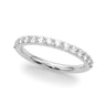 Straight Diamond Wedding Band – Radiant Lab Diamond Wedding Band in 18K Gold | Just Brilliant