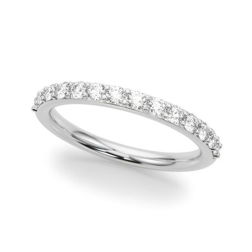 Straight Diamond Wedding Band