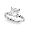 Solitaire Princess Cut Engagement Ring – Princess Cut Lab Diamond Engagement Ring in 18K Gold | Just Brilliant