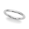 Plain Wedding Band – Radiant Lab Diamond Wedding Band in 18K Gold | Just Brilliant