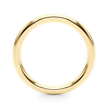 Plain Wedding Band – Lab Diamond Wedding Band in 18K Gold | Just Brilliant – lifestyle view