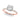 Single Row Hidden Halo Round Engagement Ring – Round Lab Diamond Engagement Ring in 18K Gold | Just Brilliant – view 9