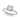 Single Row Hidden Halo Round Engagement Ring – Radiant Lab Diamond Engagement Ring in 18K Gold | Just Brilliant