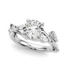Engagement Rings Round & Mq – Marquise Lab Diamond Engagement Ring in 18K Gold | Just Brilliant