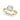 Round Split Shank Engagement Ring – Round Lab Diamond Engagement Ring in 18K Gold | Just Brilliant – side view