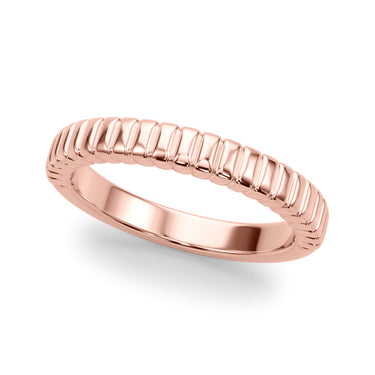 Textured Wedding Band – Lab Diamond Wedding Band in 18K Gold | Just Brilliant – side view