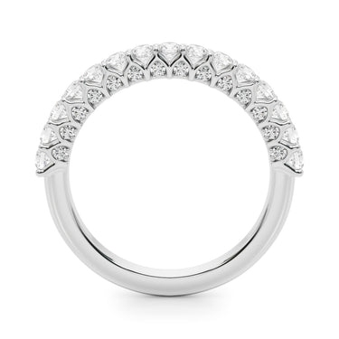 Straight Diamond Wedding Band – Lab Diamond Wedding Band in 18K Gold | Just Brilliant – detail view