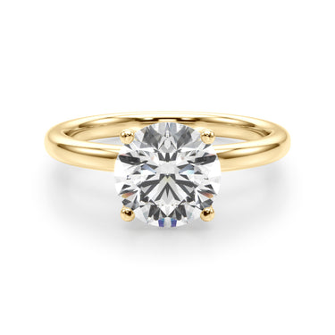 Floral Engagement Ring – Lab Diamond Engagement Ring in 18K Gold | Just Brilliant – view 9