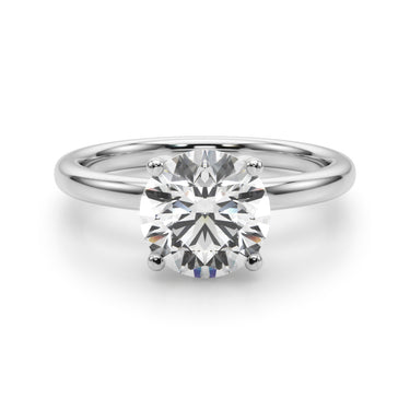Floral Engagement Ring – Lab Diamond Engagement Ring in 18K Gold | Just Brilliant – lifestyle view