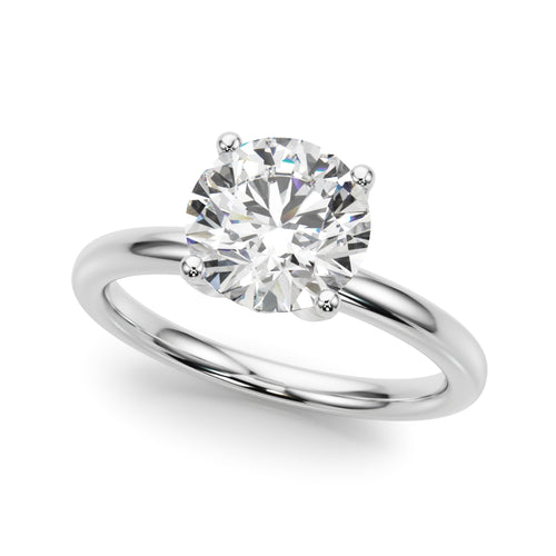 Floral Engagement Ring