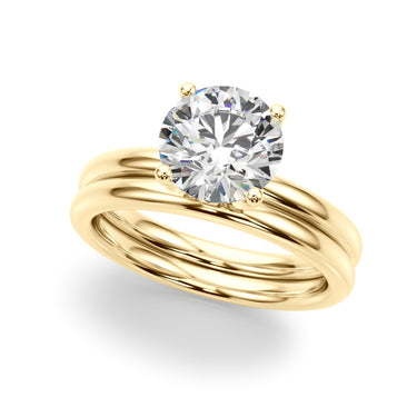 Floral Engagement Ring – Lab Diamond Engagement Ring in 18K Gold | Just Brilliant – view 8