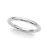 Plain Wedding Ring – Radiant Lab Diamond Wedding Band in 18K Gold | Just Brilliant