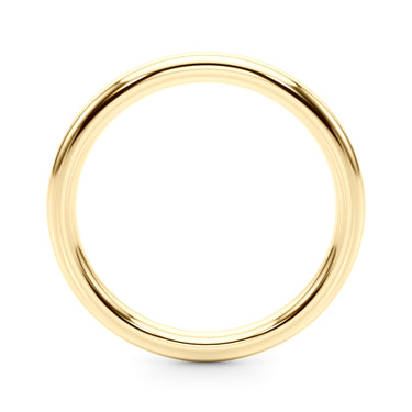 Plain Wedding Ring – Lab Diamond Wedding Band in 18K Gold | Just Brilliant – lifestyle view