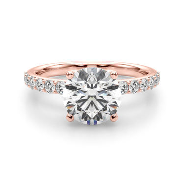 Floral Engagement Ring – Lab Diamond Engagement Ring in 18K Gold | Just Brilliant – view 13
