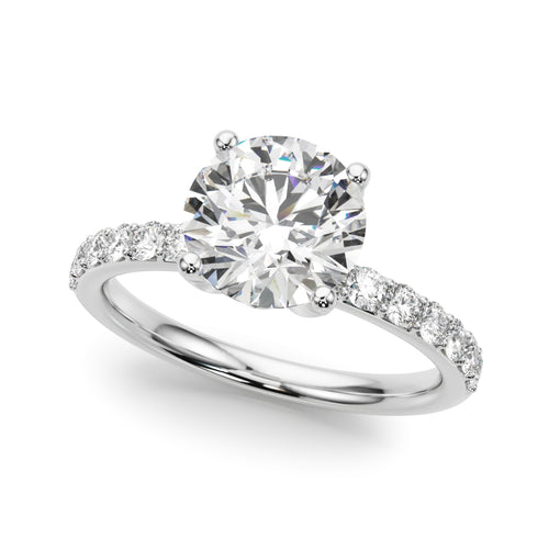 Floral Engagement Ring