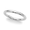 Plain Wedding Ring – Radiant Lab Diamond Wedding Band in 18K Gold | Just Brilliant