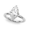 Floral Marquise Engagement Ring – Marquise Lab Diamond Engagement Ring in 18K Gold | Just Brilliant