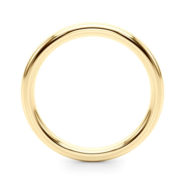 Plain Wedding Band – Lab Diamond Wedding Band in 18K Gold | Just Brilliant – lifestyle view