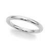Plain Wedding Ring – Radiant Lab Diamond Wedding Band in 18K Gold | Just Brilliant