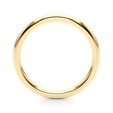 Plain Wedding Ring – Lab Diamond Wedding Band in 18K Gold | Just Brilliant – lifestyle view