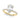 Floral Inspired Pear Engagement Ring – Pear-Shaped Lab Diamond Engagement Ring in 18K Gold | Just Brilliant – angle view