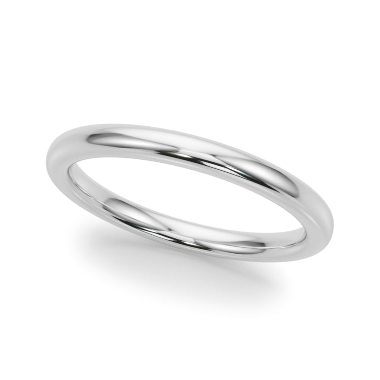 Gold Wedding Band – Radiant Lab Diamond Wedding Band in 18K Gold | Just Brilliant
