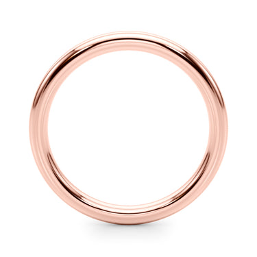 Gold Wedding Band – Lab Diamond Wedding Band in 18K Gold | Just Brilliant – angle view