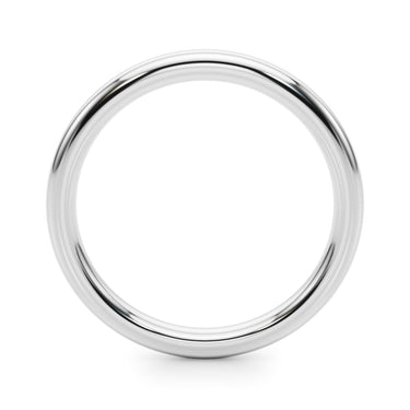 Gold Wedding Band – Lab Diamond Wedding Band in 18K Gold | Just Brilliant – detail view