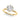 6-Prong Floral Engagement Ring – Lab Diamond Engagement Ring in 18K Gold | Just Brilliant – angle view