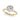 6-Prong Floral Engagement Ring – Lab Diamond Engagement Ring in 18K Gold | Just Brilliant – angle view
